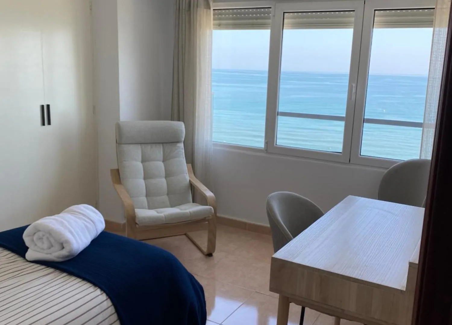 Apartamento Con Terraza Vista Al Mar Malagueta Malaga